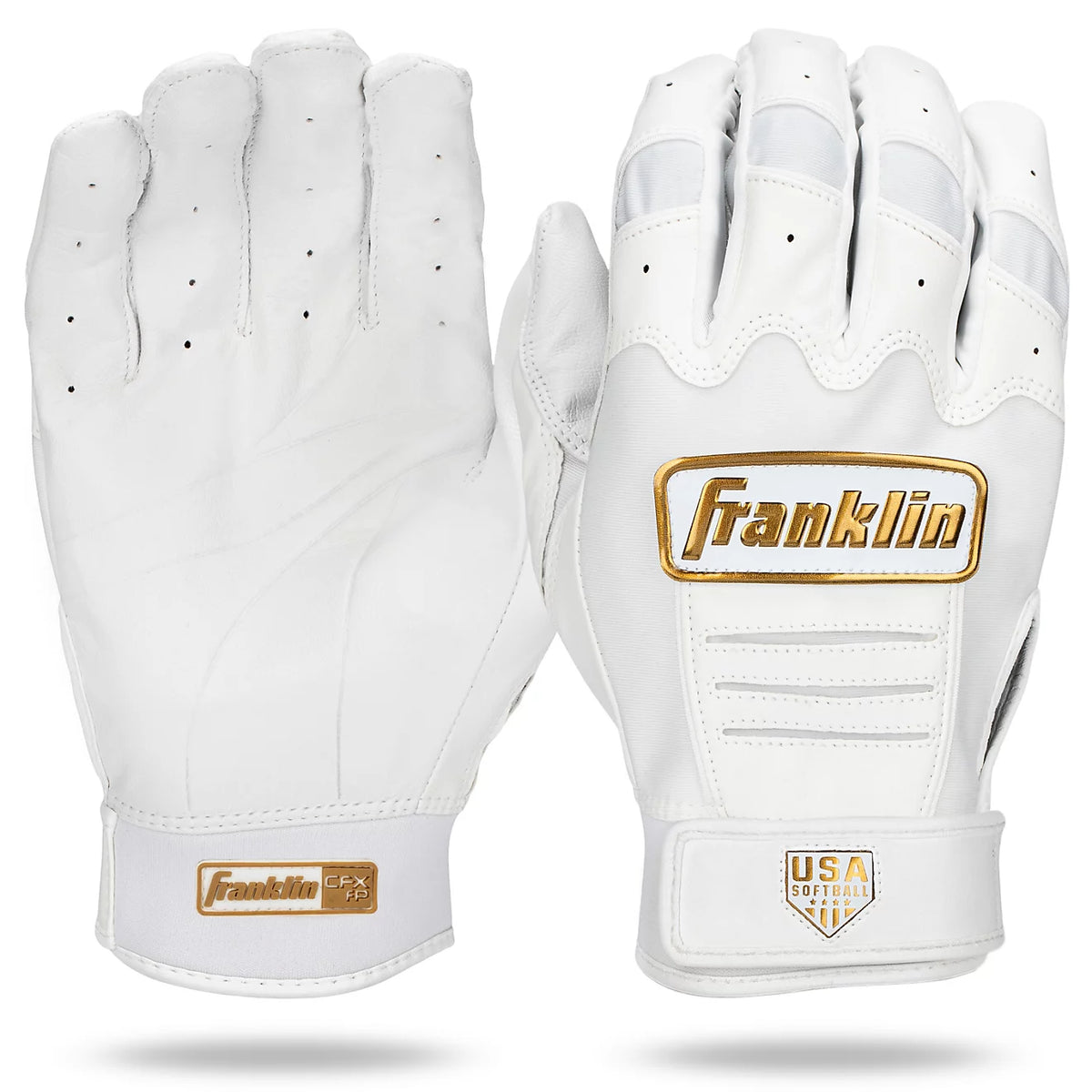 Franklin CFX Pro Fastpitch White/Gold Small