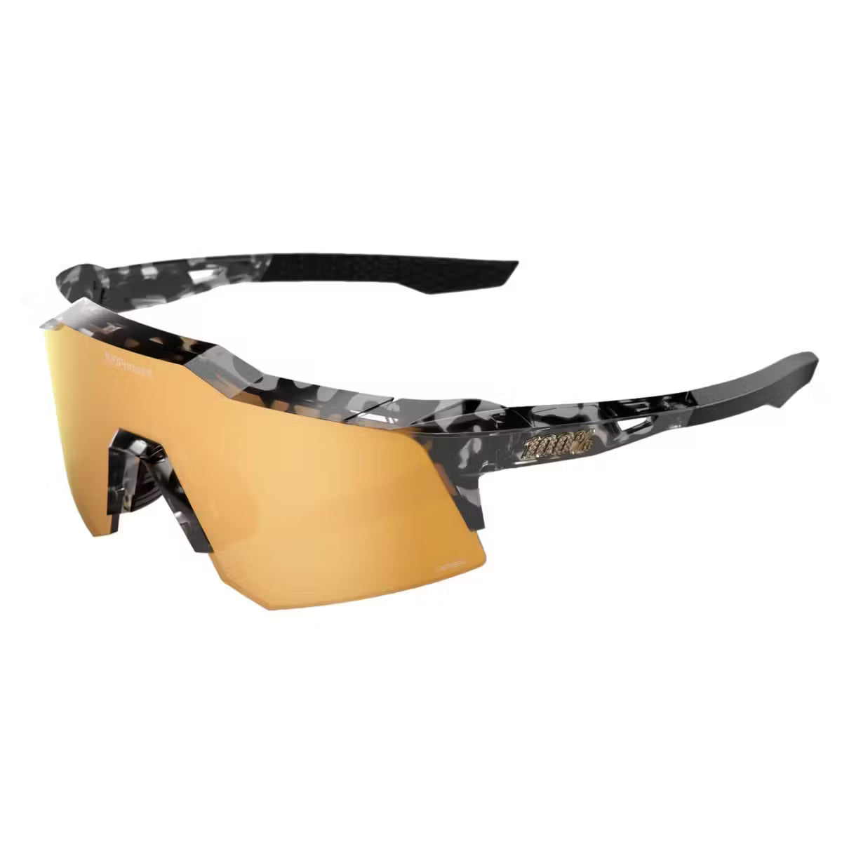 100% XS Money Mike 3 Black Tortoise - HiPER 24K Gold Lens