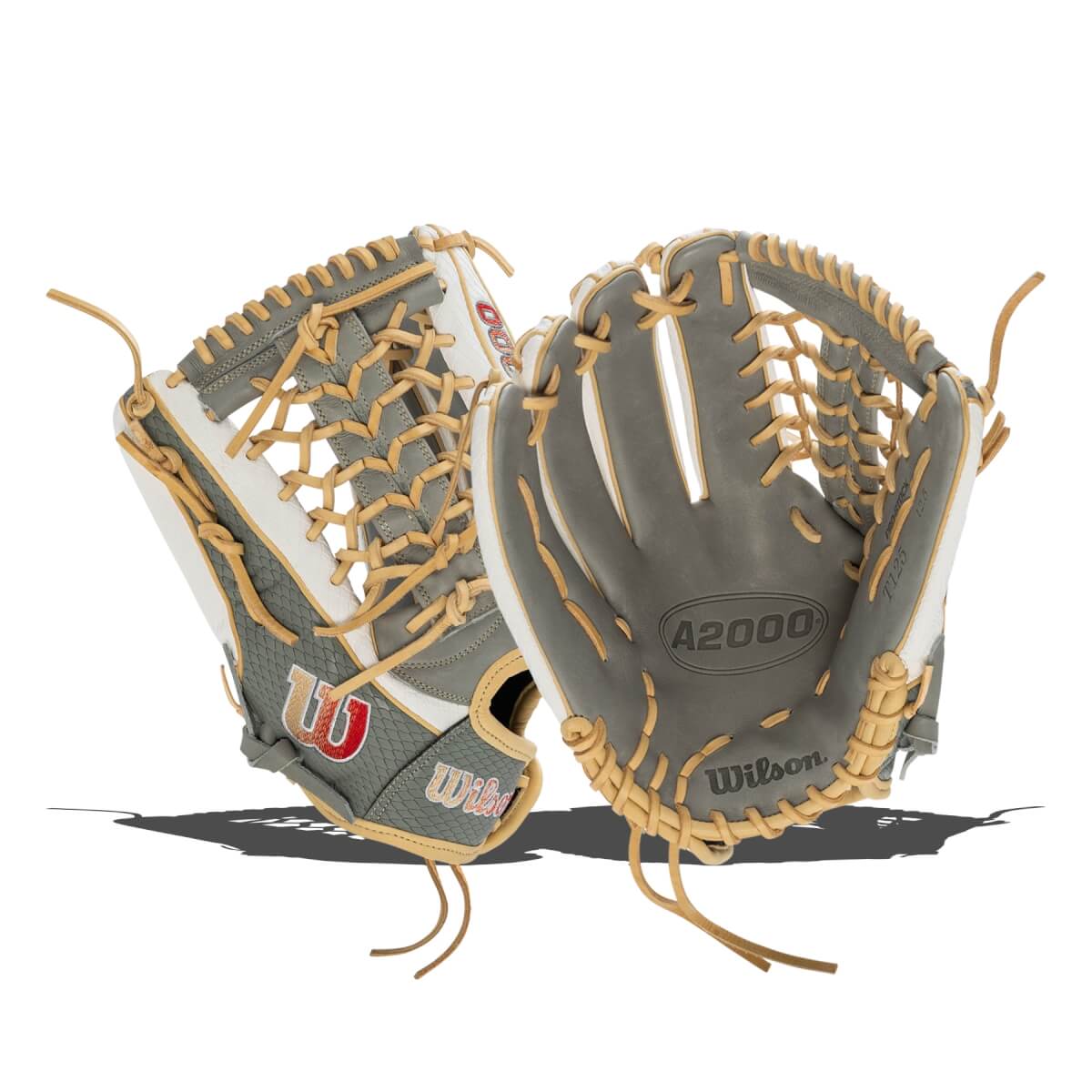 A2000 Fastpitch T125 (Tan/Gray/Red) 12.5" LHT