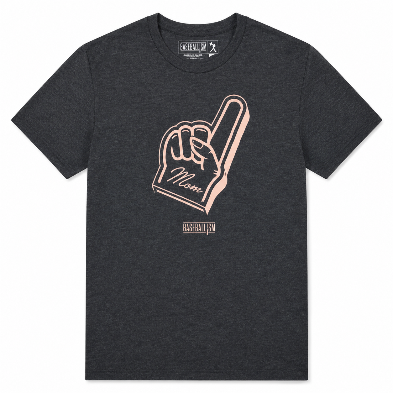 Number One Mom Baseballism Tee