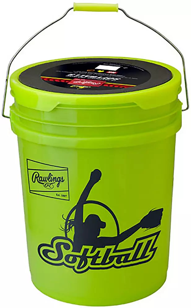 6 Gallon Bucket Of 12 Batting Practice Softballs