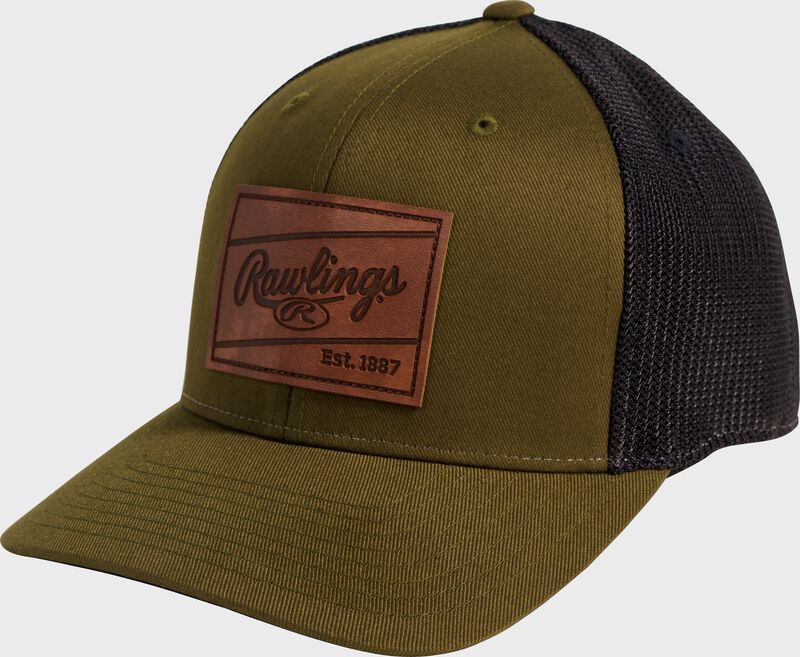 Rawlings Leather Patch Cap