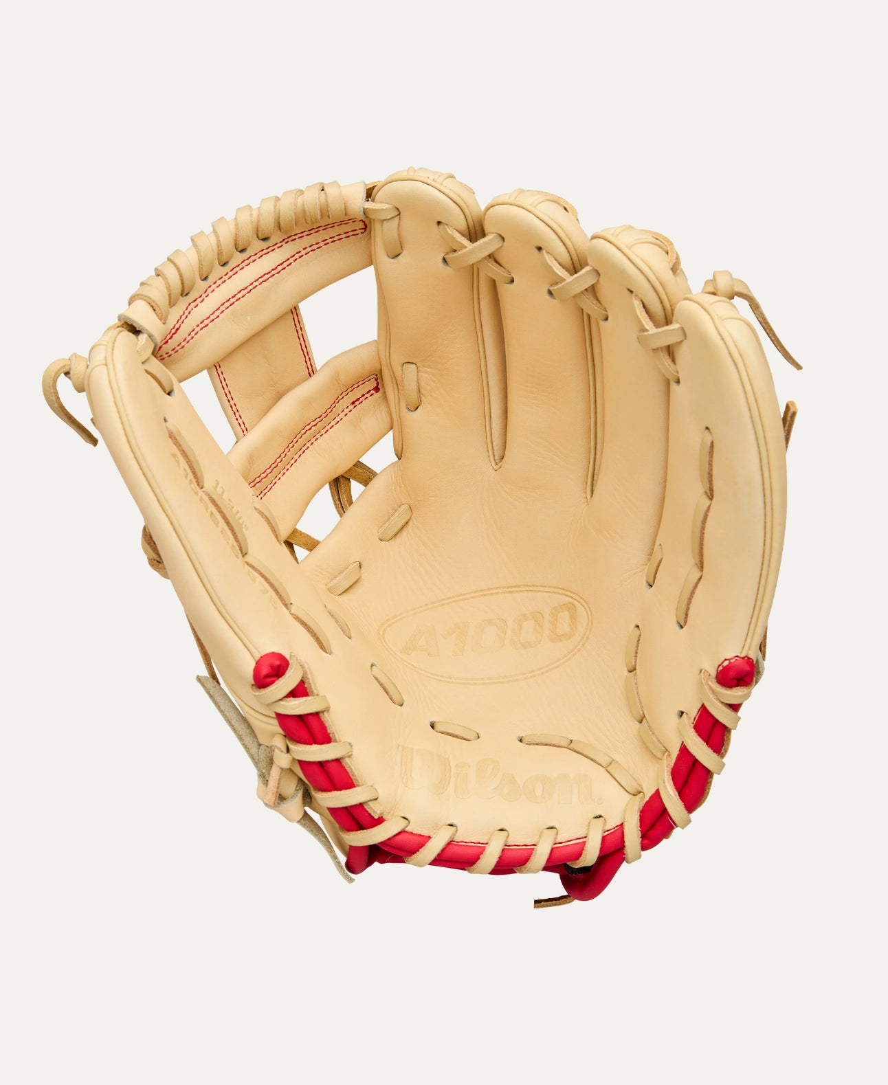 Wilson A1000 Blonde/Red/Royal 11.75"