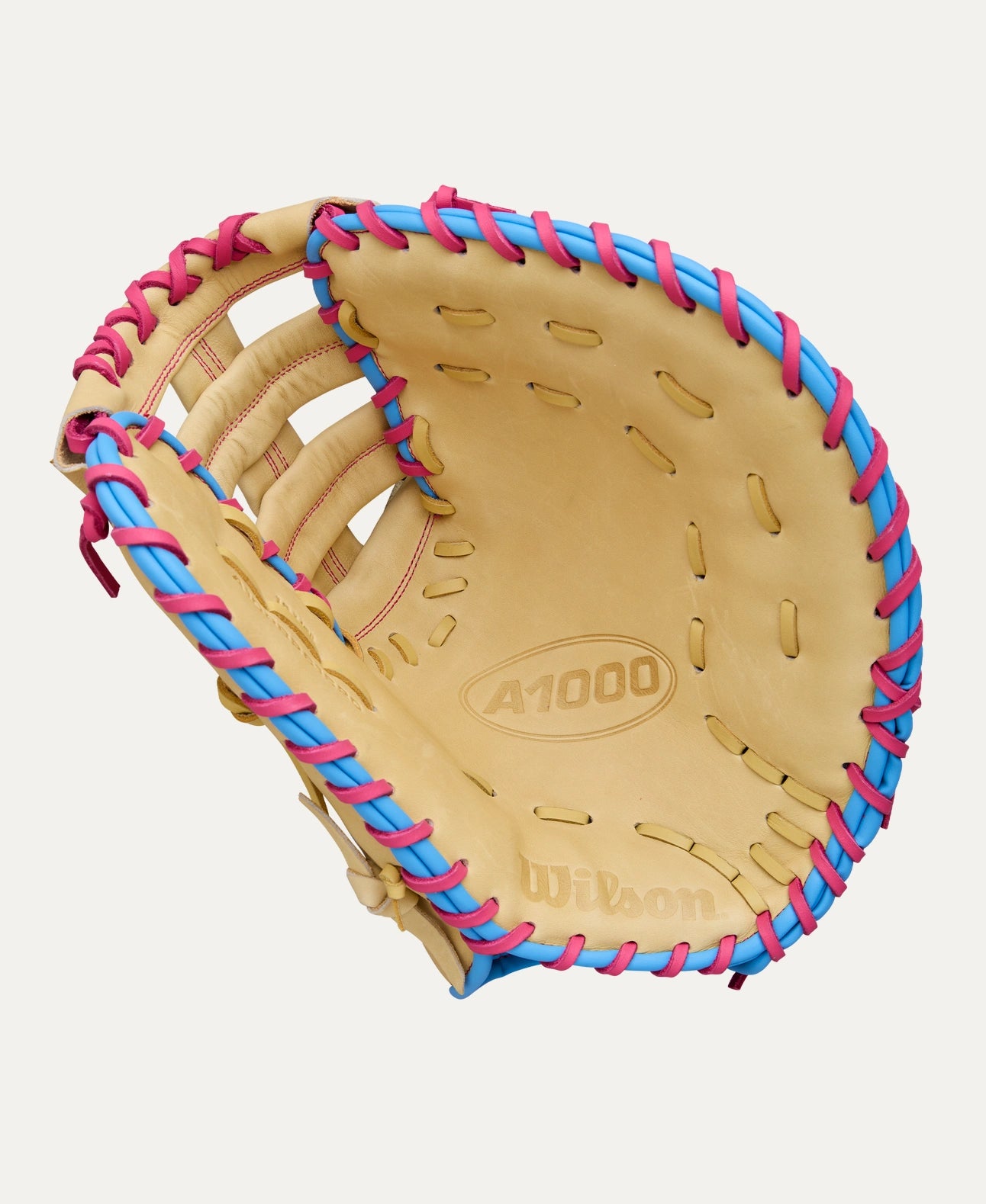 Wilson A1000 1B Mitt Blonde/Pink 12.5" RHT