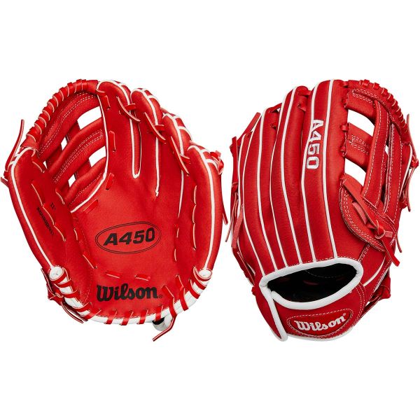 Wilson A450 11" Red/White RHT