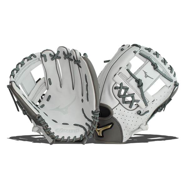 Mizuno Prime Elite Fastpitch Glove White/Grey 11.75"