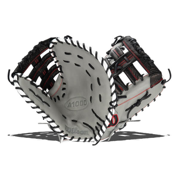 Wilson A1000 1st Base Silver/Black/Red 12.5